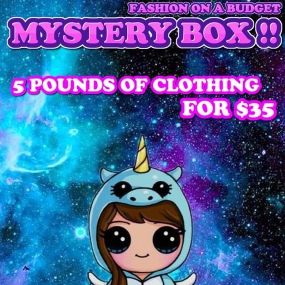 FASHION CLOTHING 5 POUNDS FOR $35 MYSTERY BOX RESELLER BOX LOT OF RANDOM BRAND - Picture 1 of 5